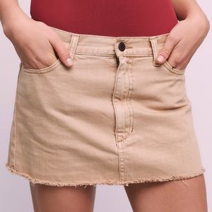 Free people denim skirt